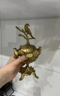 دو عدد قندان برنز کاملا نو و استفاده نشده