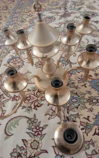 لوستر برنزی ۵ شاخه