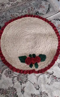 سفره حصیری گرد