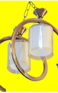 لوستر دو شاخ فنر