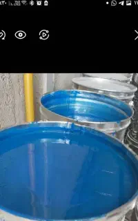 رنگ آبی نیمه براق حلب ۲۰کیلویی