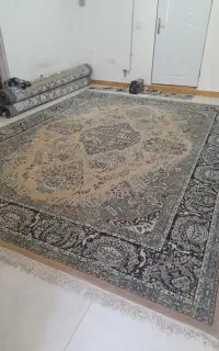 فروش فرش ۱۲ متری تمام نخ و فرش ۶ متری هردو سالم