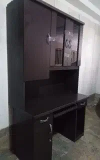 میز تحریر وکتاب خانه دو تیکه