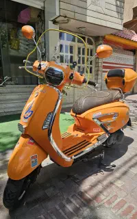 RS 150 new همتاز وسپا نارنجی