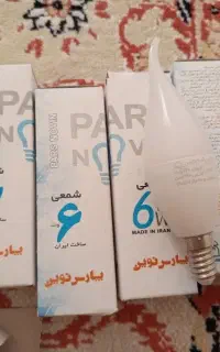 لامپ شمعی 6 وات پارس