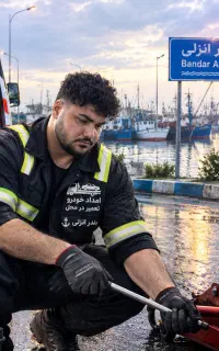 امداد خودرو بندر انزلی تعمیر در محل 24 ساعته