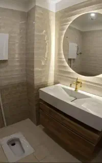 روشویی ترکیبی سرامیک و pvc ضد آب