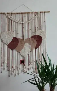 دیوارکوب مکرومه