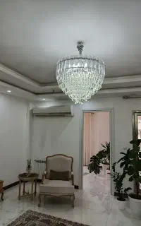 دو عدد لوستر تمام کریستال