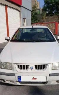 سمند ef7 سفید درحد