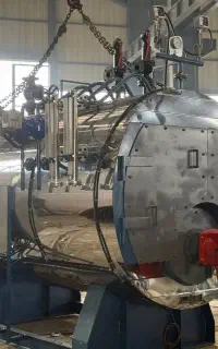 دیگ باطراحی Fire Tube سه پاس حرارتی بخار