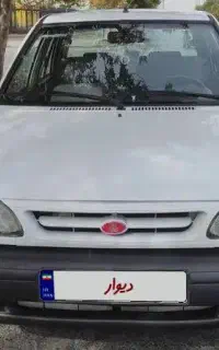 پراید  مدل 87 بدون رنگ شاستی  پلمپ