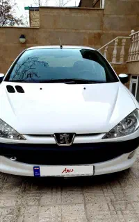 پژو 206 (TU5)Sd V8 مدل 1395 بسیار سالم و کم کارکرد