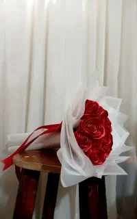 دسته گل روبانی به مناسب روز دختر