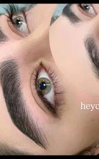 شیدینگ لب میکروابرو خط چشم کبودی لب خدمات واموزش