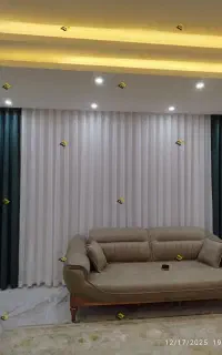ارسال نماینده رایگان درب منزل انواع پرده تولیدی