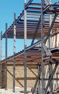 جوشکاری و ساخت اسکلت فلزی،شیروانی،سوله سبک،پوششی