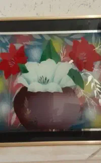 قاب عکس گل