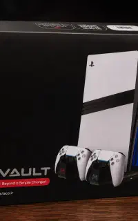 پایه نگهدارنده و شارژر دسته PS5 تسکو WAR VAULT