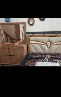 تخت دونفره ومیزارایش