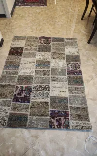 دو تخته فرش 40 تکه قدیمی