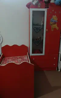 تختخواب وکمدکودک باتشک
