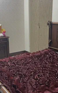 روتختی ساتن زرشکی دونفره