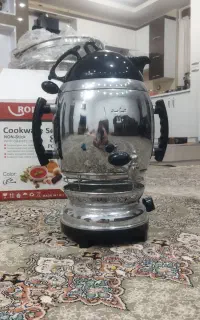 سماور گازی و قوری