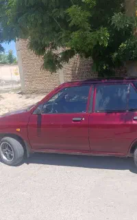 پراید زرشکی مدل 84 رینگ اسپرت