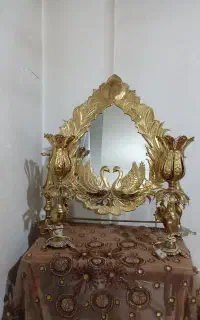آینه و شمعدان  فروش فوری