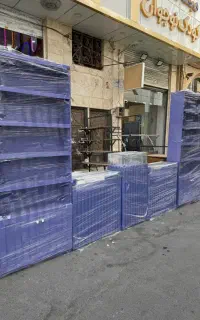 قفسه فلزوچوب کمددار پارتیشن میز پاستیلی