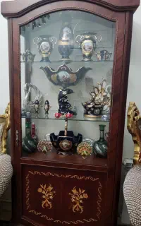 ویترین چوبی معرق