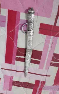 کارد قدیمی نقره اصل