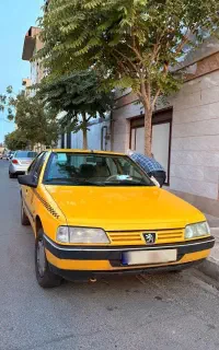 پژو ۴۰۵ تاکسی دوگانه سوز شرکتی بی خط و خش
