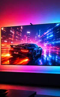 نورپردازی RGB پشت تلویزیون با دوربین TV BACKLIGHT
