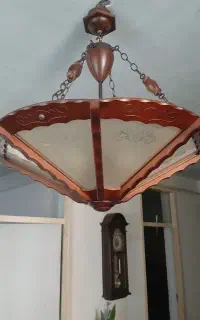 لوستر چوبی شیک