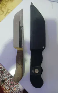 چاقو زنجان با کیف کمری اصل چرم گاوی