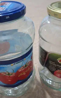 شیشه ی جای رب