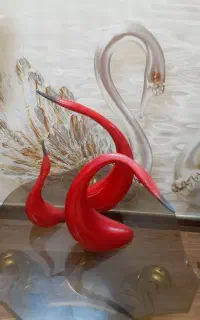 سه مدل مجسمه شیشه ایی