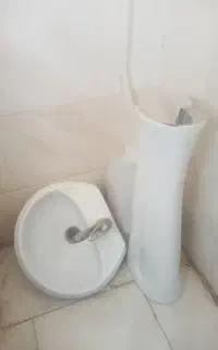روشویی سایز کوچک با شیر اهرمی سالم