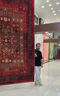 فرش مدل ساغر/عمر طولانی /خرید ازتولیدی /رنگ ثابت