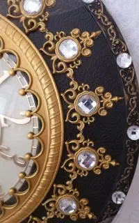 ساعت دیواری اماراتی نگین دار