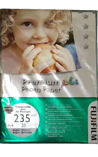 کاغذ عکس فوجی فیلم مدل Premium Plus بسته 20 عددی