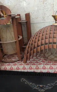 5عدد لوستر چوبی درجه 1