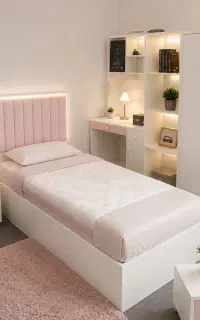 تخت نوجوان*سرویس خواب نوجوان* میز تحریر