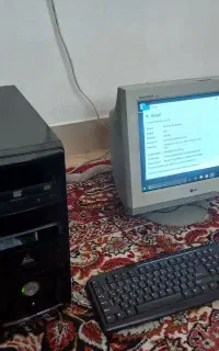 کامپیوتر با تمام تجهیزات کامل کیس نو