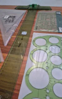 لوازم معماری و طراحی شابلون خط کش