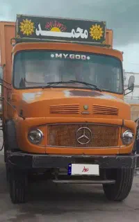 بنز جفت شاسی مشکی در حد