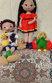 عروسک های بافتنی