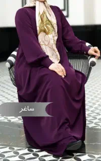 مانتو عبایی زنانه مشکی مجلسی کد (wqm)